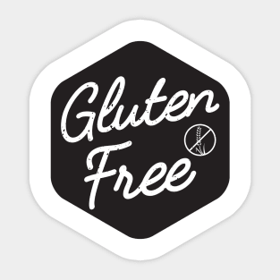 Gluten Free Hexagon T Shirt Sticker
